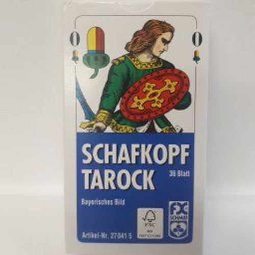 Schafkopf Spielkarten 36 Blatt