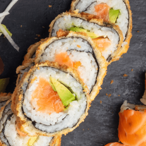 Crispy Salmon Lachs (10 Stück)