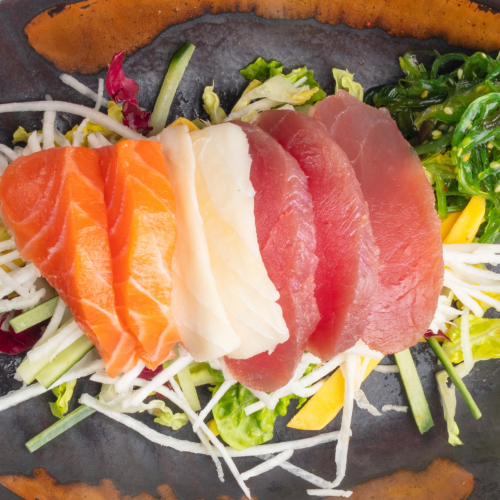 Flaming Sashimi (7 Stück)