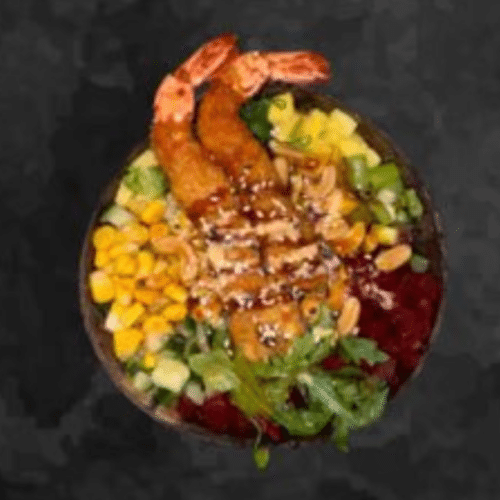 Poke Bowl Crispy Prawns