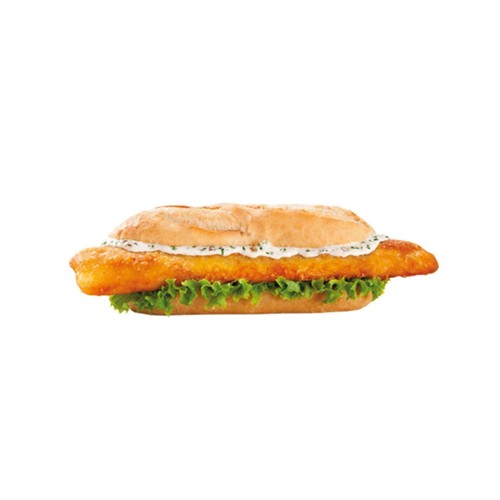 Küstenbackfisch-Baguette