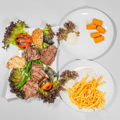 Partner-Grillteller (500g, für 2 Personen)