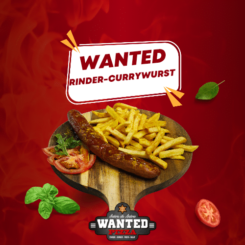 Rinder-Currywurst