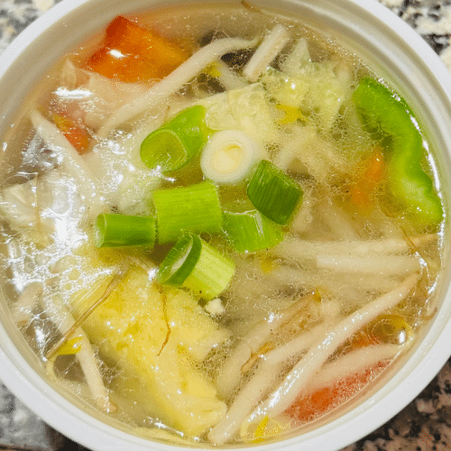 Gemüsesuppe-Vegan