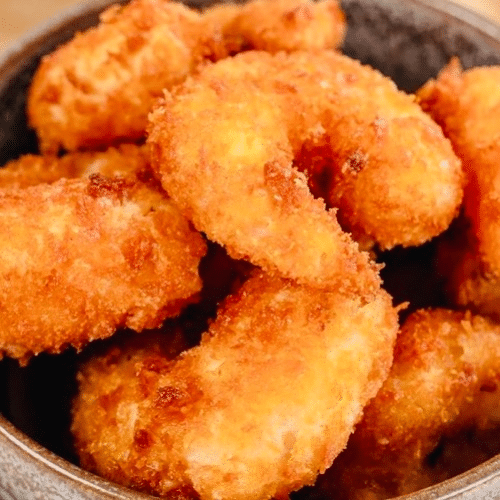 Knusprig panierte Garnelen mit Süß-Sauer-Soße(15 Stück)