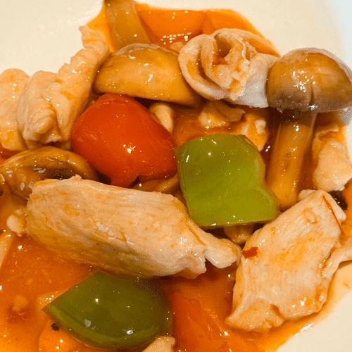 Kung Po Hühnerbrust (scharf)