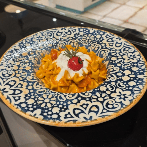 Manti - Tomatensauce