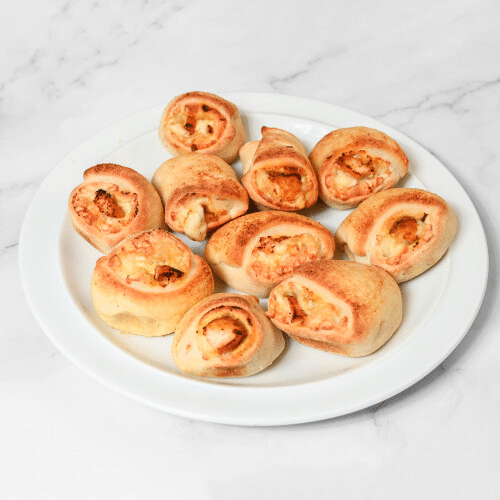 Pizzabrötchen mit Schinken (10 Stück)