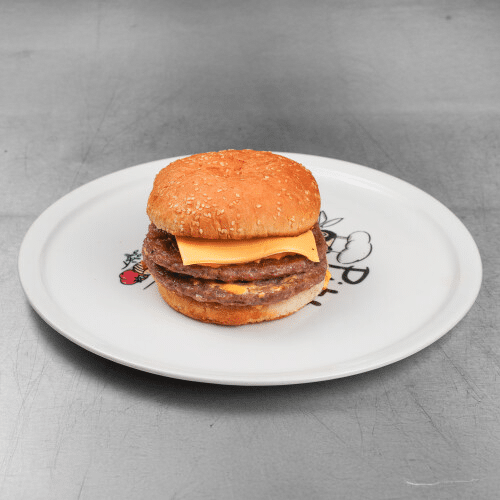 Doppelter Cheeseburger (2x 100g)