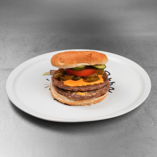 Doppelter Chilli Cheeseburger (2x 100g)