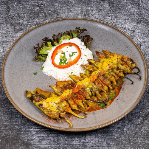 Gegrillte Peperoni