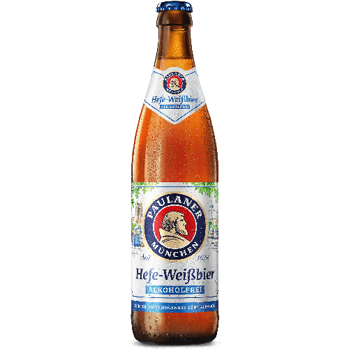 Paulaner Hefe-Weißbier Alkoholfrei 0,5l (Mehrweg)