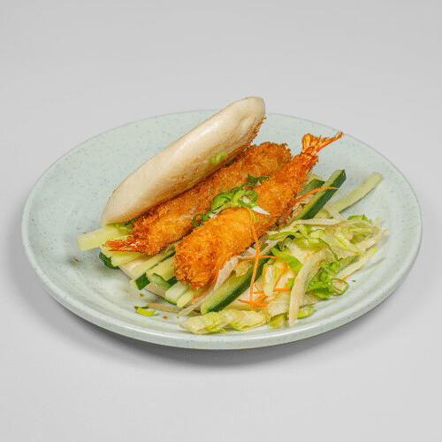 Gua Bao Tempura Garnelen (2 Stück)