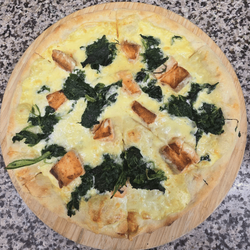 Pizza Hollandaise mit Lachs