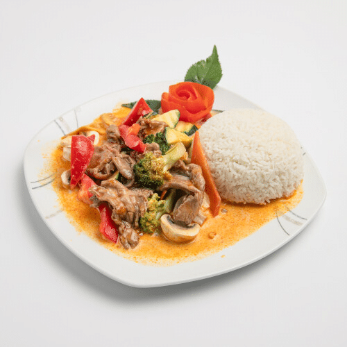 Rind Rot-Curry (scharf)