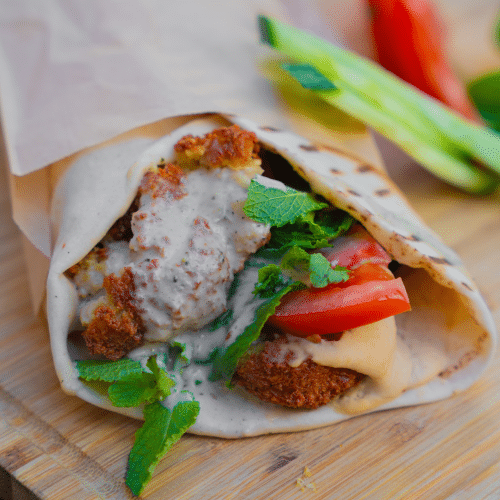 Falafel im Brot