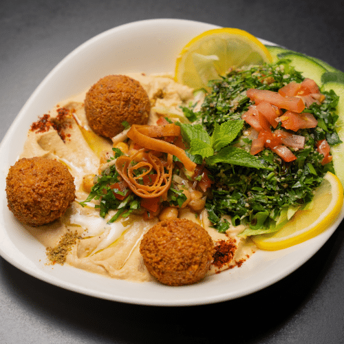 Falafel mit Hommos