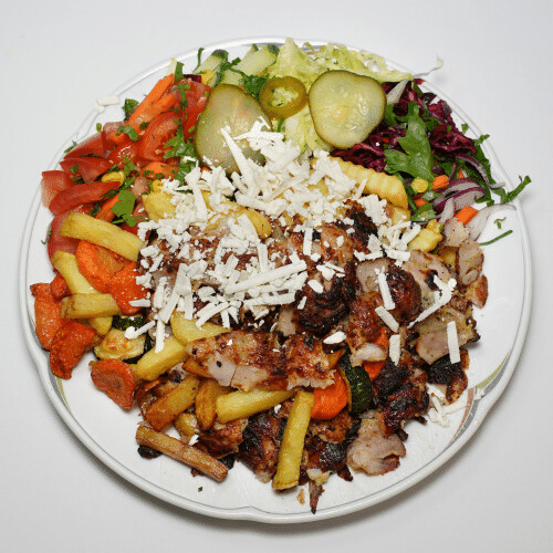 Chicken Gemüse Teller