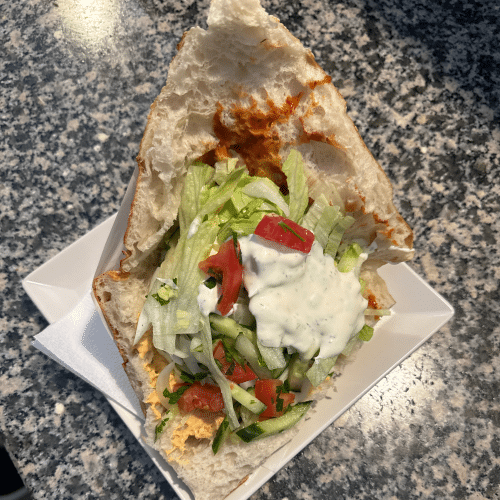 Vegetarischer Kebab