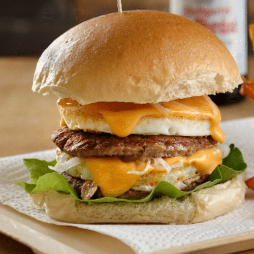 Doppel-Cheggburger
