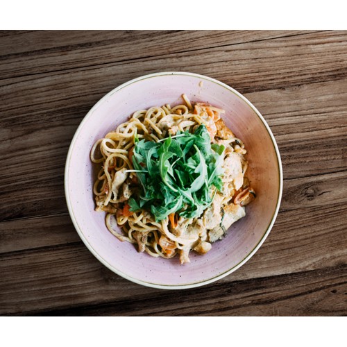 Spaghetti Chitarra Gallinacci e Limone