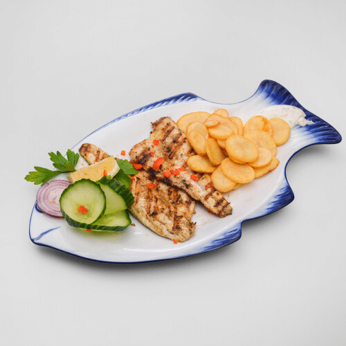 Doradenfilet mit Röstkartoffeln