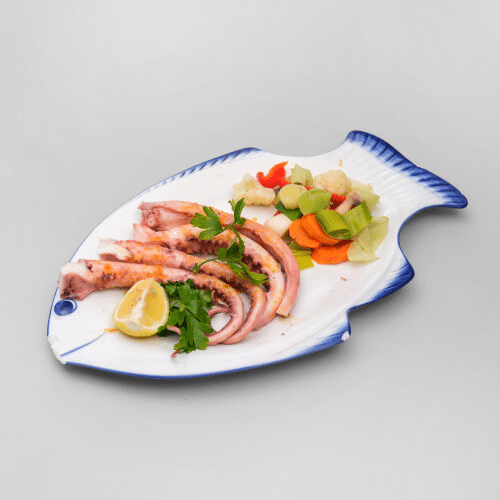 Pulpo mit Gemüse