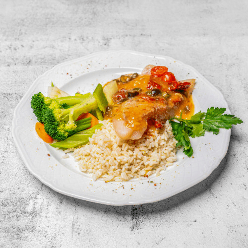 Buntbarsch-Filet Mediterrane vom Grill