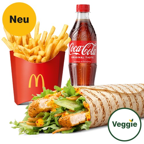 McWrap® Veggie Mango-Curry McMenü®