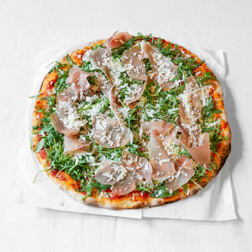 Pizza Prosciutto di Parma, Rucola und Grana