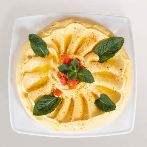 Hummus Teller Vegan