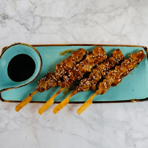 Yakitori Hähnchenspieße (4 Stück)