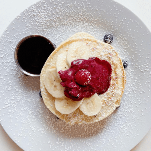 Fluffy Blueberry Pancakes