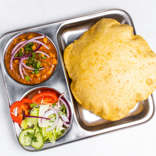 Chole Bhatura (vegetarisch)