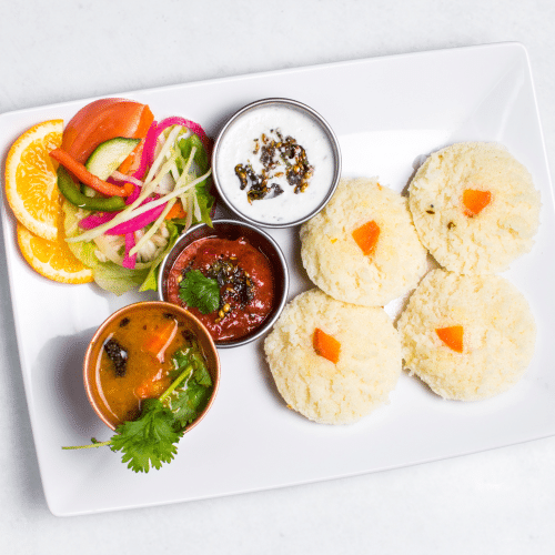 Idly Sambhar (4 Stück, vegan)