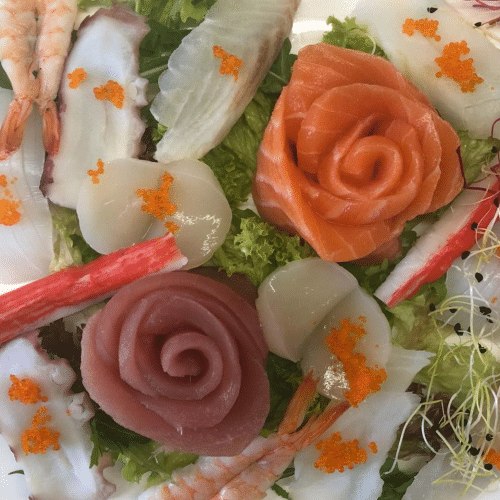 Gemischte Sashimi (18 Stück)