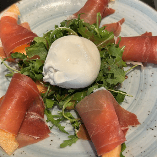Prosciutto di Parma con Burrata e Melone