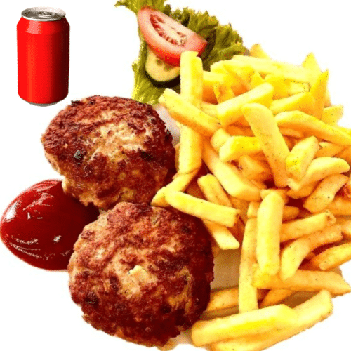 Geflügelfrikadellen Menü