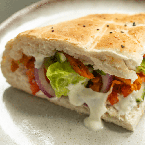 Vegetarisches Fladenbrot