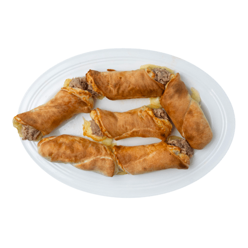 Pizzabrötchen gefüllt mit frischem Thunfisch (6 Stück)