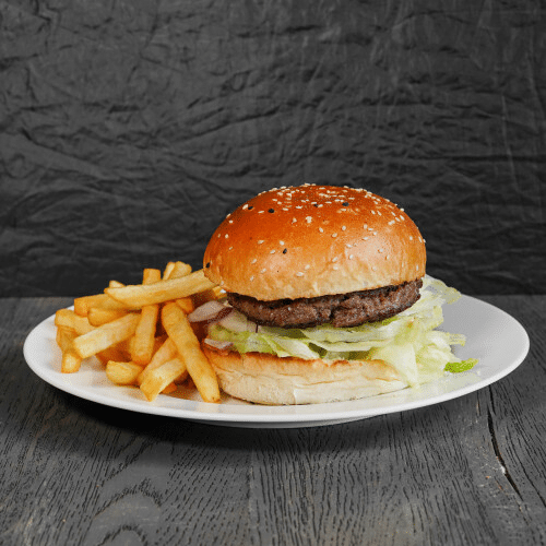 Vegan Menü-Seitan Burger