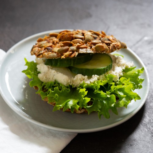 Fiticusfladen mit Frischkäse