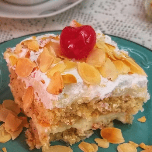 kleine Vanille, Mandel Torte
