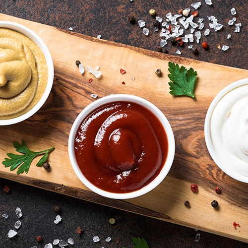 Auswahl von Döner Sauce ( Schale)