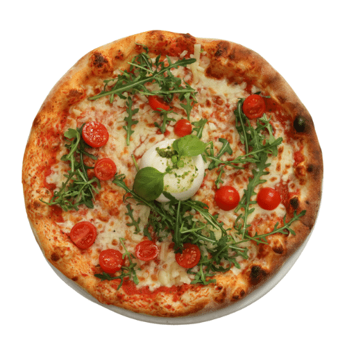 Pizza mit  Burrata