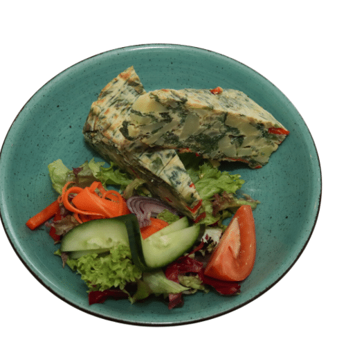 Tortilla Espanola con Espinacas