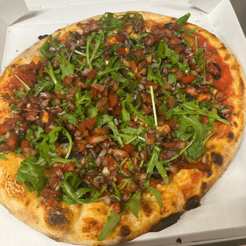 Pizza Bruschetta (vegetarisch)