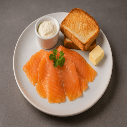Geräucherter Lachs