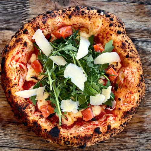 Pizza Salmone e Rucola - XL Groß - 36 cm