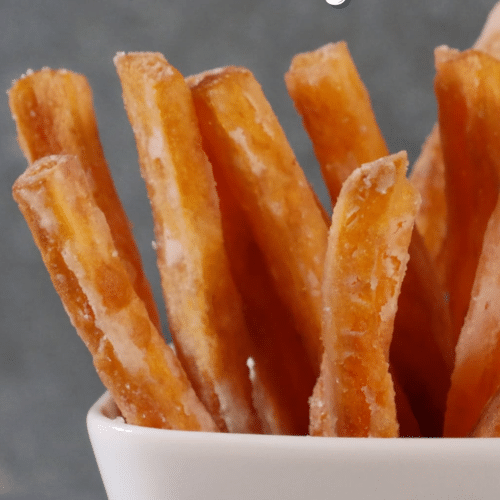 Süßkartoffel-Frittieren